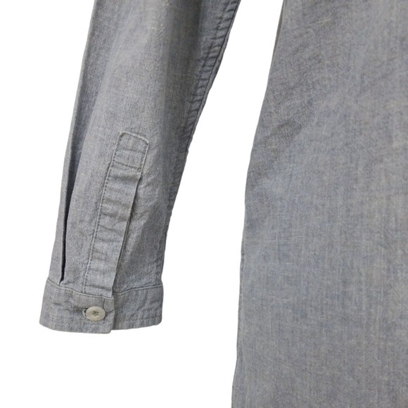 Roamers & Seekers Women's Cotton Tunic Shirt 3/4 Sleeve Size Medium Chambray - Picture 5 of 14